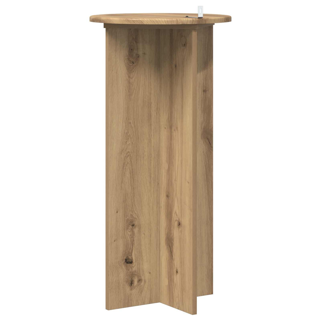 Planteholder 2 pcs Artisan-eg 40 x 40 x 80 cm Konstrueret træ