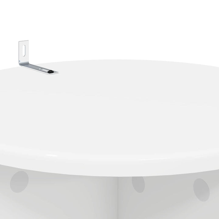 Planteholder 2 pcs Hvid Ø40 x 60 cm Konstrueret træ