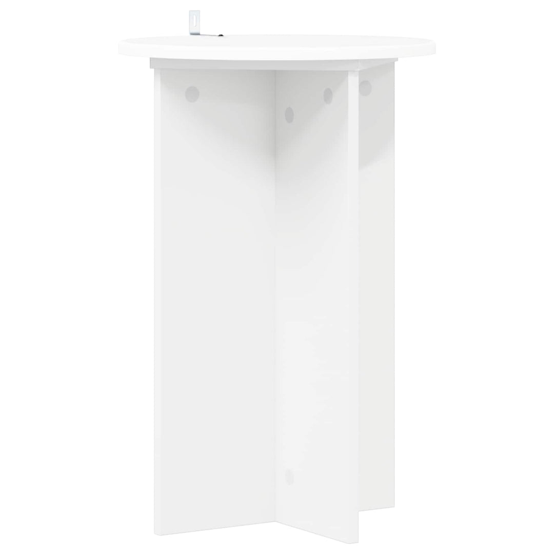 Planteholder 2 pcs Hvid Ø40 x 60 cm Konstrueret træ
