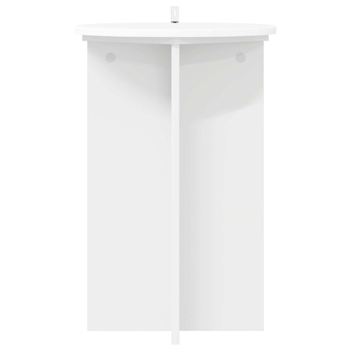 Planteholder 2 pcs Hvid Ø40 x 60 cm Konstrueret træ