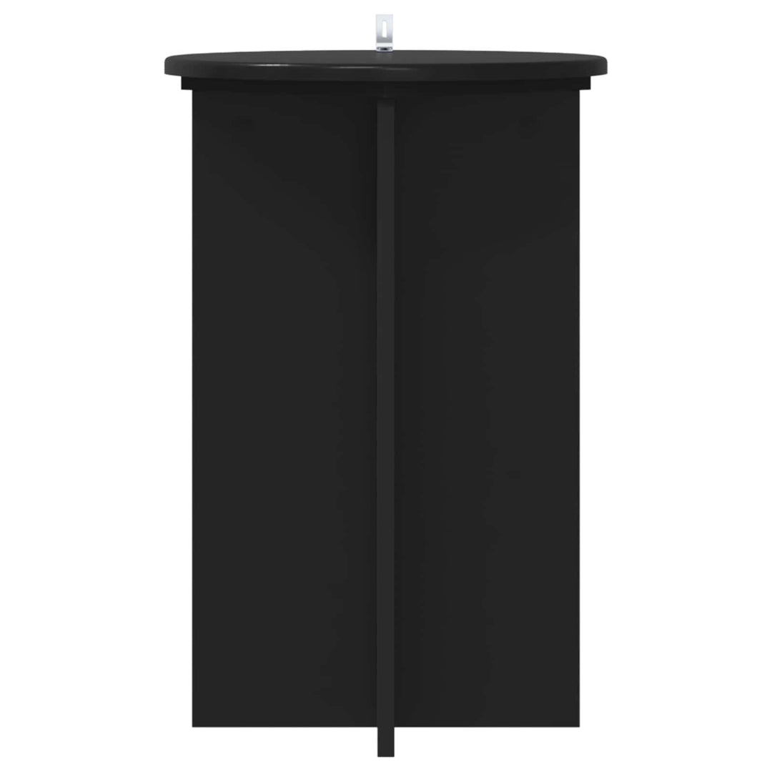 Planteholder 2 pcs Sort Ø40 x 60 cm Konstrueret træ