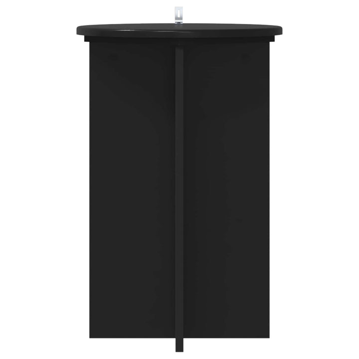 Planteholder 2 pcs Sort Ø40 x 60 cm Konstrueret træ