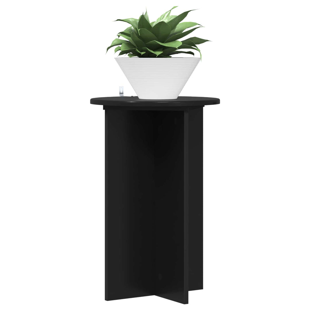 Planteholder 2 pcs Sort Ø40 x 60 cm Konstrueret træ