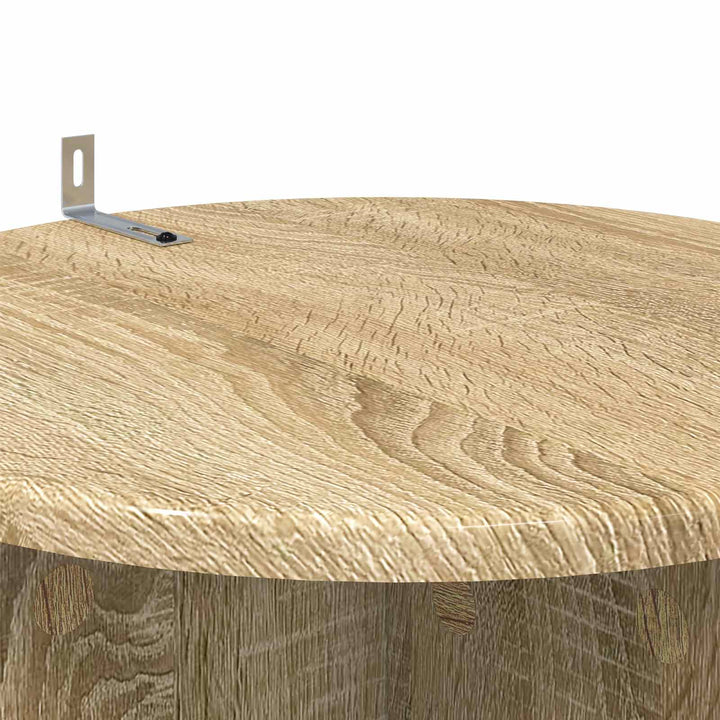 Planteholder 2 pcs Sonoma-eg Ø40 x 60 cm Konstrueret træ
