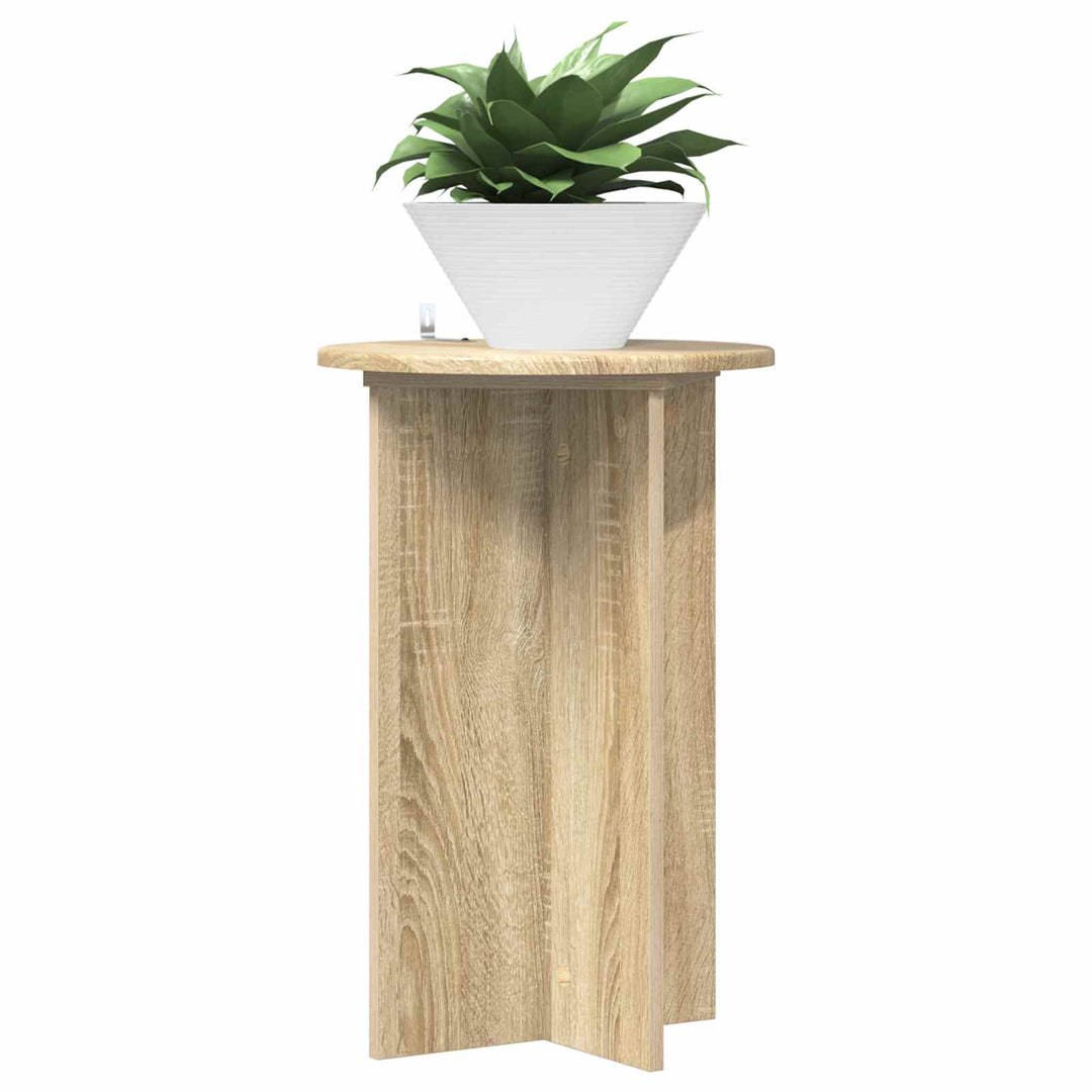 Planteholder 2 pcs Sonoma-eg Ø40 x 60 cm Konstrueret træ