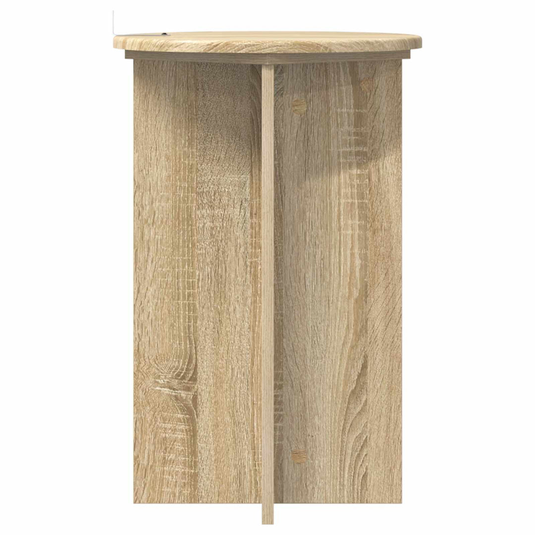 Planteholder 2 pcs Sonoma-eg Ø40 x 60 cm Konstrueret træ