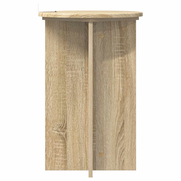 Planteholder 2 pcs Sonoma-eg Ø40 x 60 cm Konstrueret træ