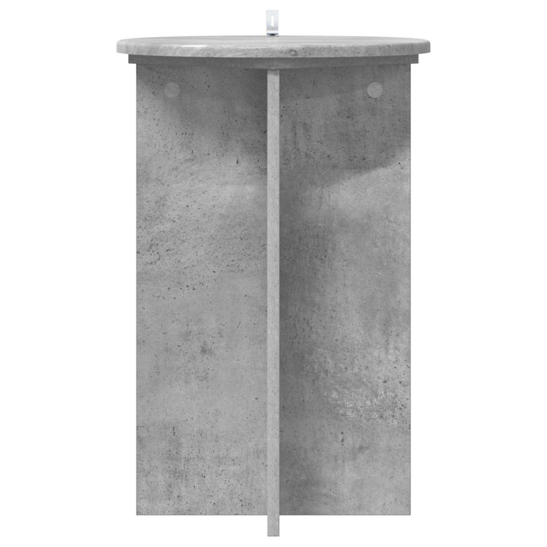Planteholder 2 pcs Betongrå Ø40 x 60 cm Konstrueret træ