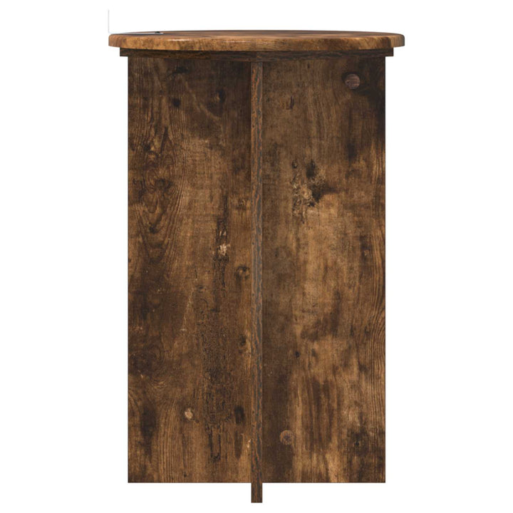 Planteholder 2 stk. Røget eg Ø40 x 60 cm Konstrueret træ