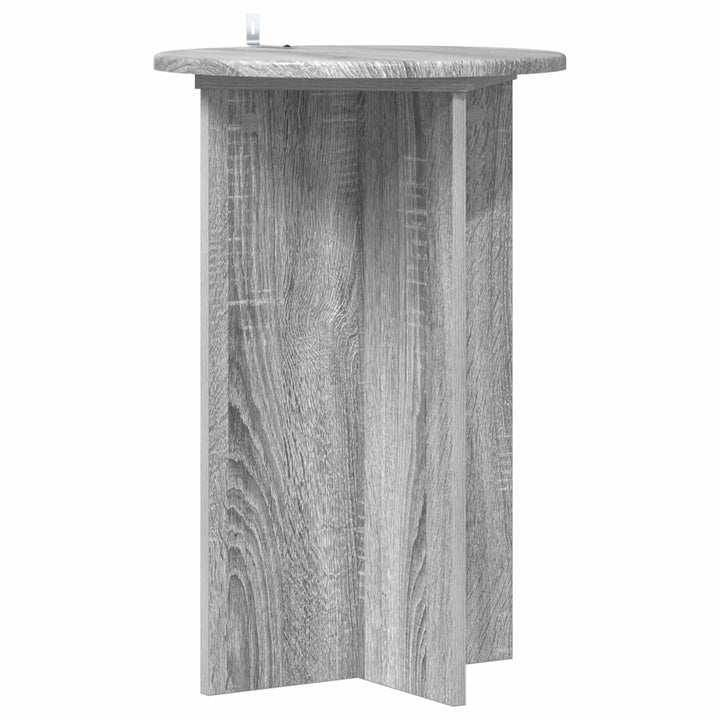 Planteholder 2 stk. Grå sonoma-eg Ø40 x 60 cm Konstrueret træ