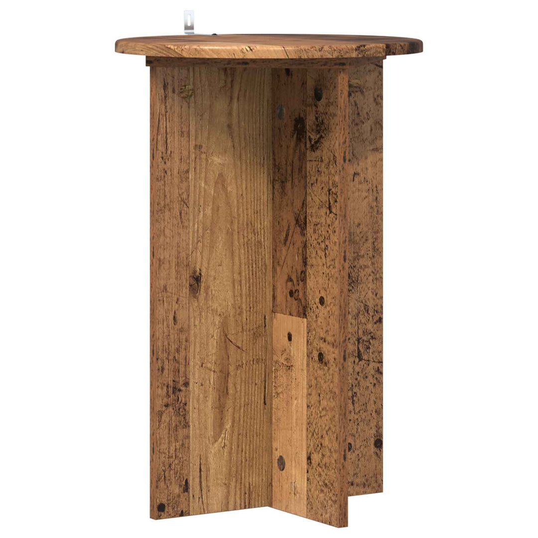 Planteholder 2 pcs Gammelt træ Ø40 x 60 cm Konstrueret træ