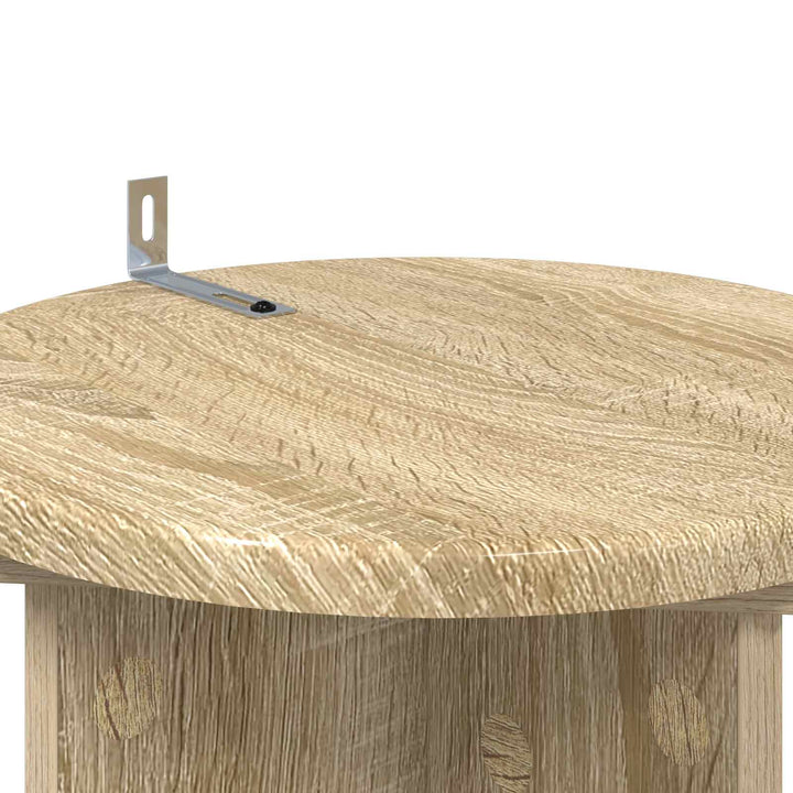 Planteholder 2 pcs Sonoma-eg 29,5 x 29,5 x 60 cm
