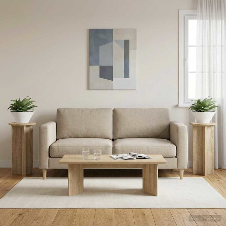Planteholder 2 pcs Sonoma-eg 29,5 x 29,5 x 60 cm