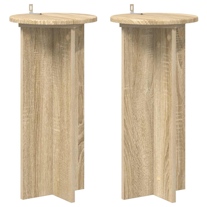 Planteholder 2 pcs Sonoma-eg 29,5 x 29,5 x 60 cm