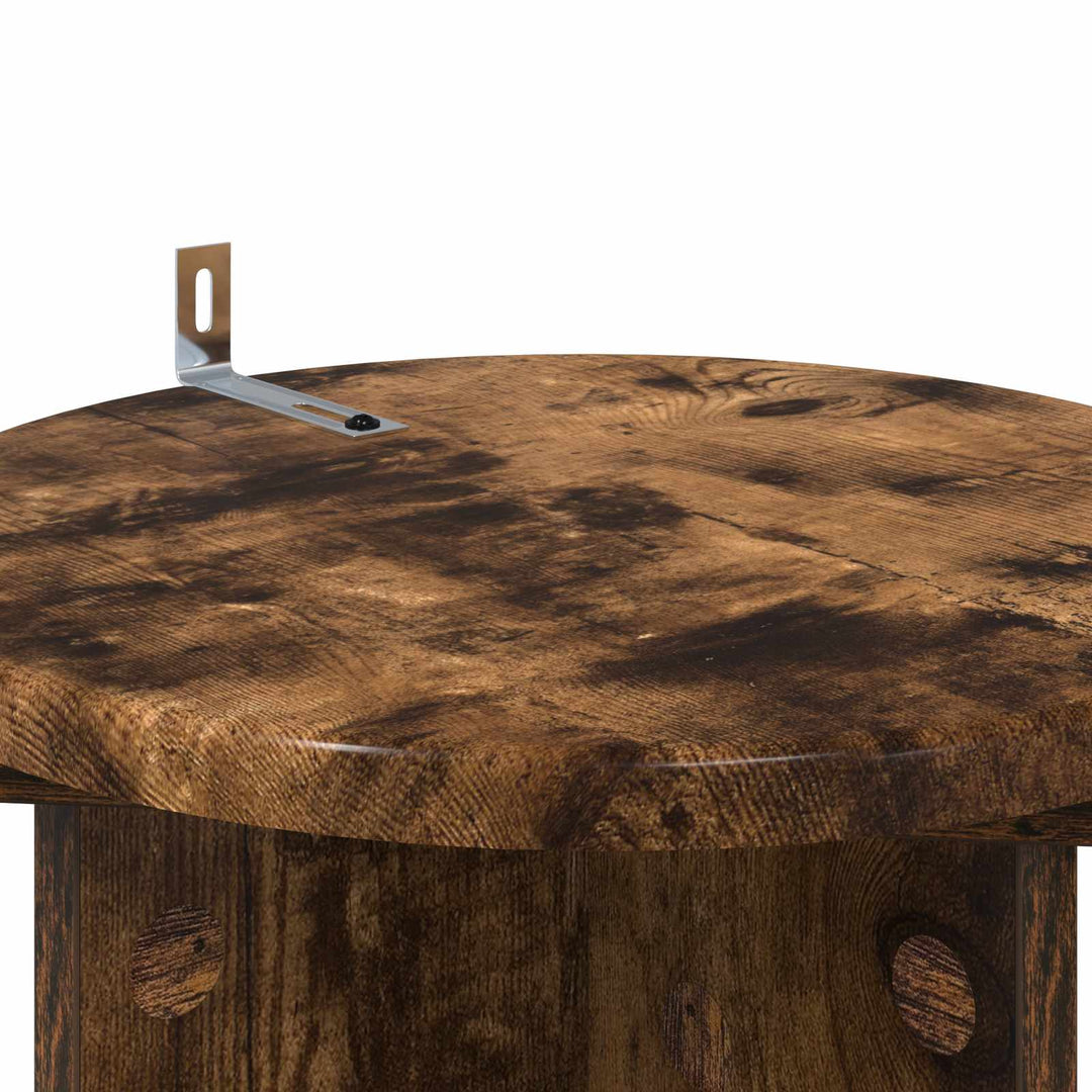 Planteholder 2 stk. Røget eg 29,5 x 29,5 x 60 cm