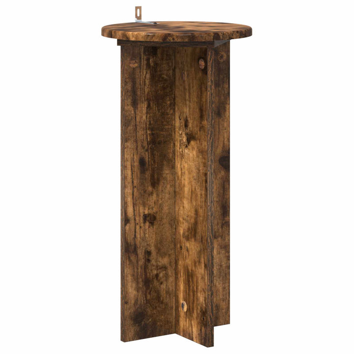 Planteholder 2 stk. Røget eg 29,5 x 29,5 x 60 cm