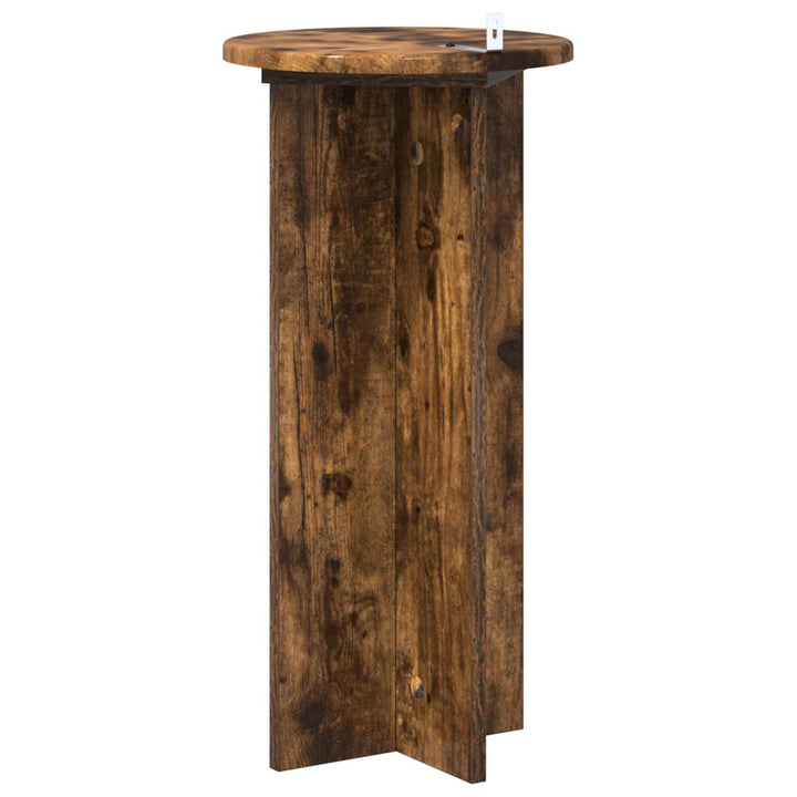 Planteholder 2 stk. Røget eg 29,5 x 29,5 x 60 cm