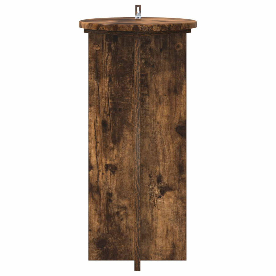 Planteholder 2 stk. Røget eg 29,5 x 29,5 x 60 cm