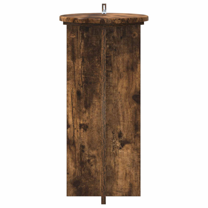 Planteholder 2 stk. Røget eg 29,5 x 29,5 x 60 cm