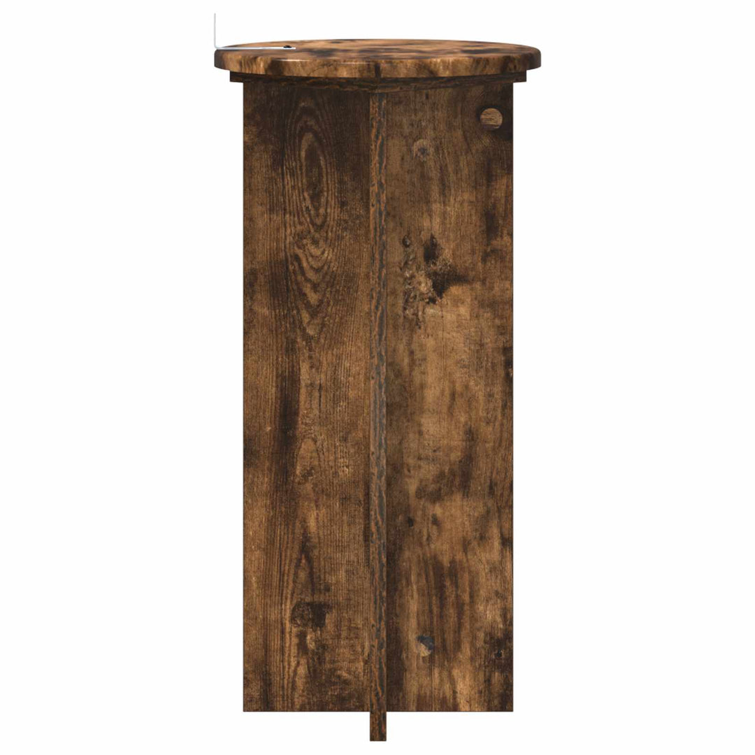 Planteholder 2 stk. Røget eg 29,5 x 29,5 x 60 cm