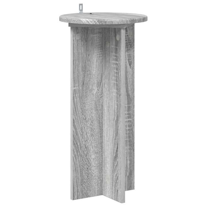 Planteholder 2 stk. Grå sonoma-eg 29,5 x 29,5 x 60 cm