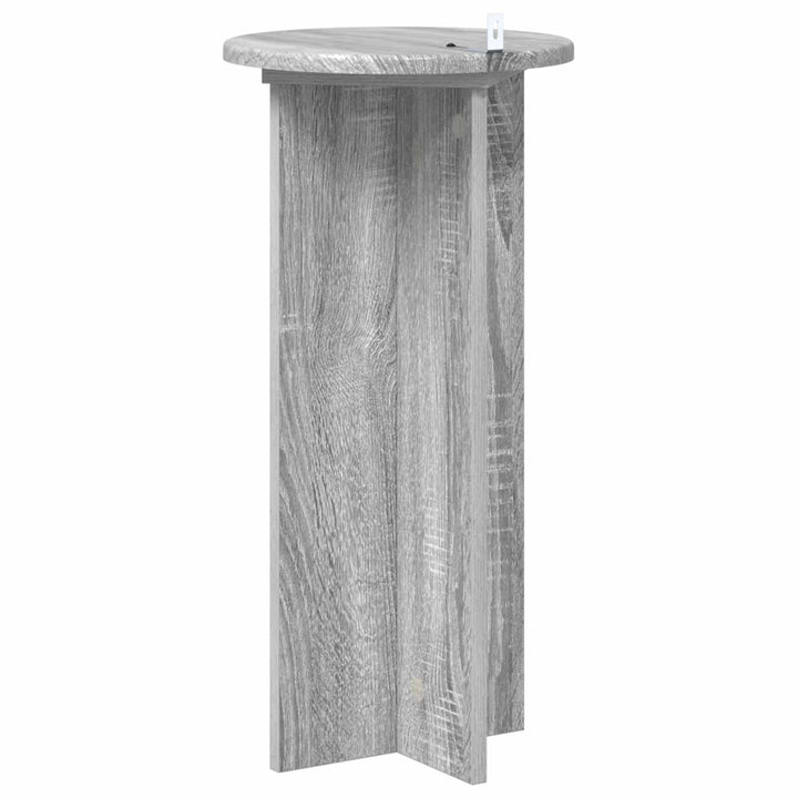 Planteholder 2 stk. Grå sonoma-eg 29,5 x 29,5 x 60 cm