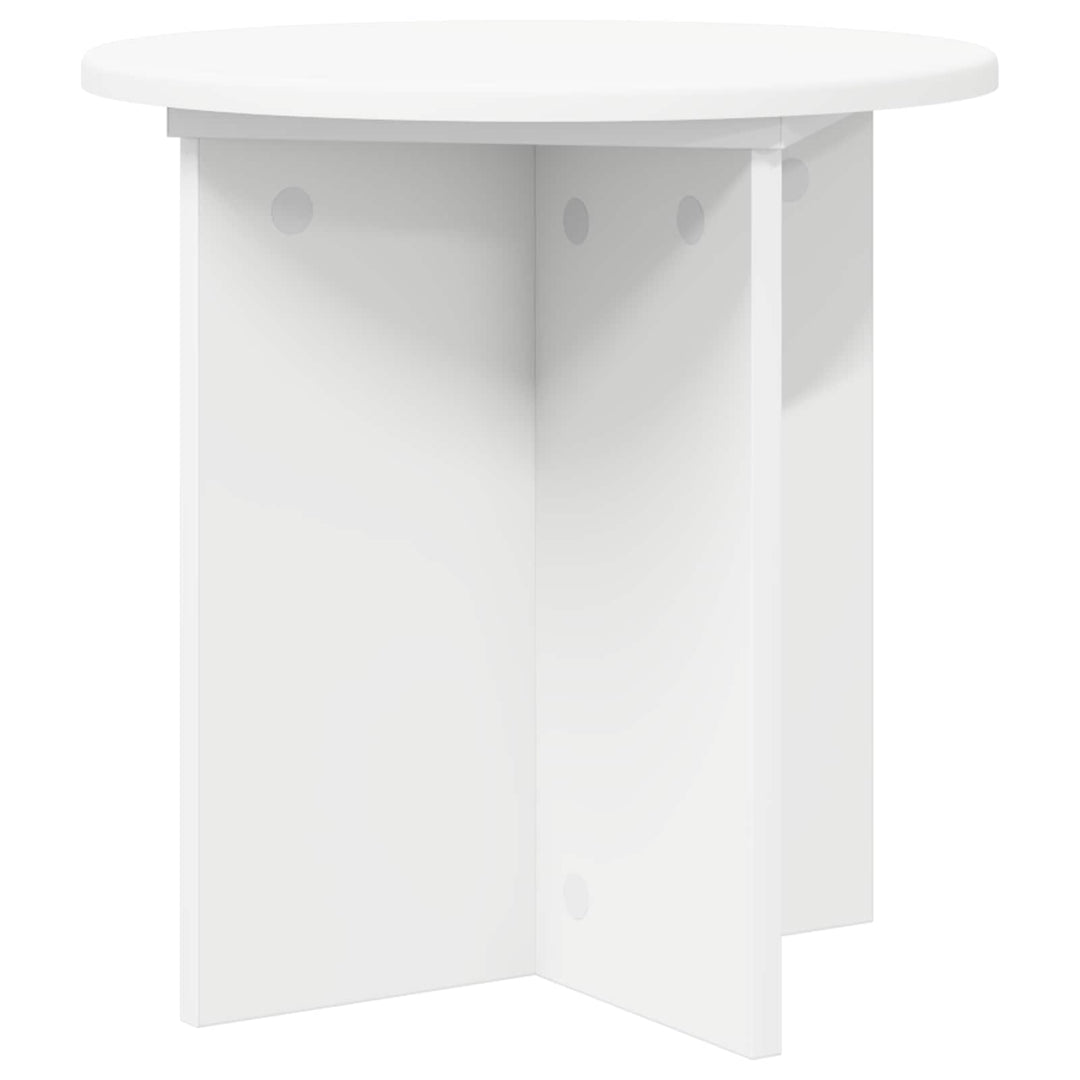 Planteholder 2 pcs Hvid Ø40 x 40 cm Konstrueret træ