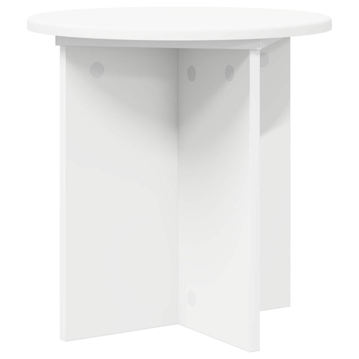 Planteholder 2 pcs Hvid Ø40 x 40 cm Konstrueret træ