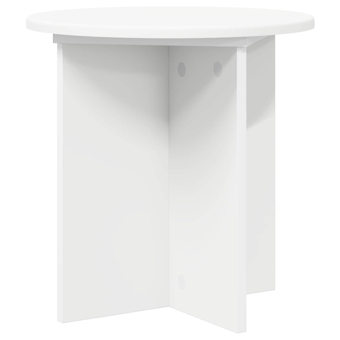 Planteholder 2 pcs Hvid Ø40 x 40 cm Konstrueret træ