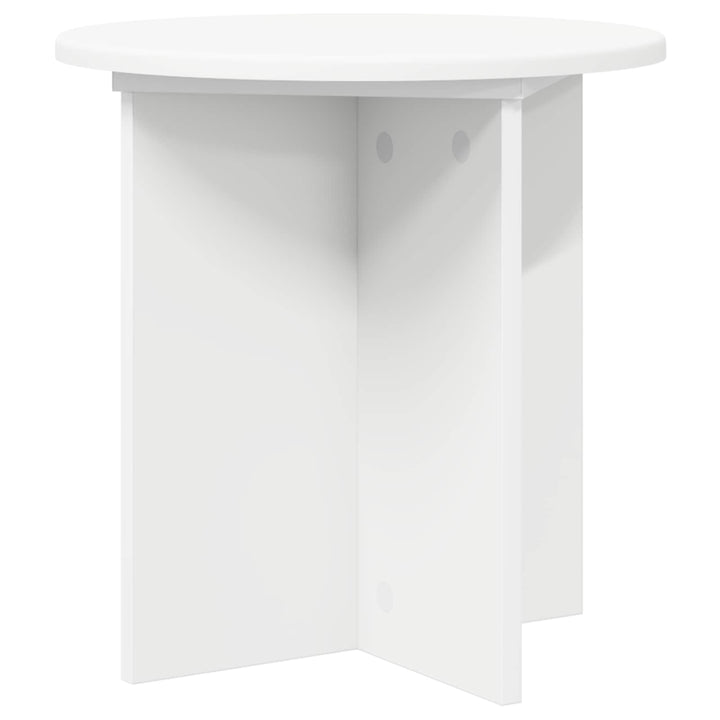Planteholder 2 pcs Hvid Ø40 x 40 cm Konstrueret træ