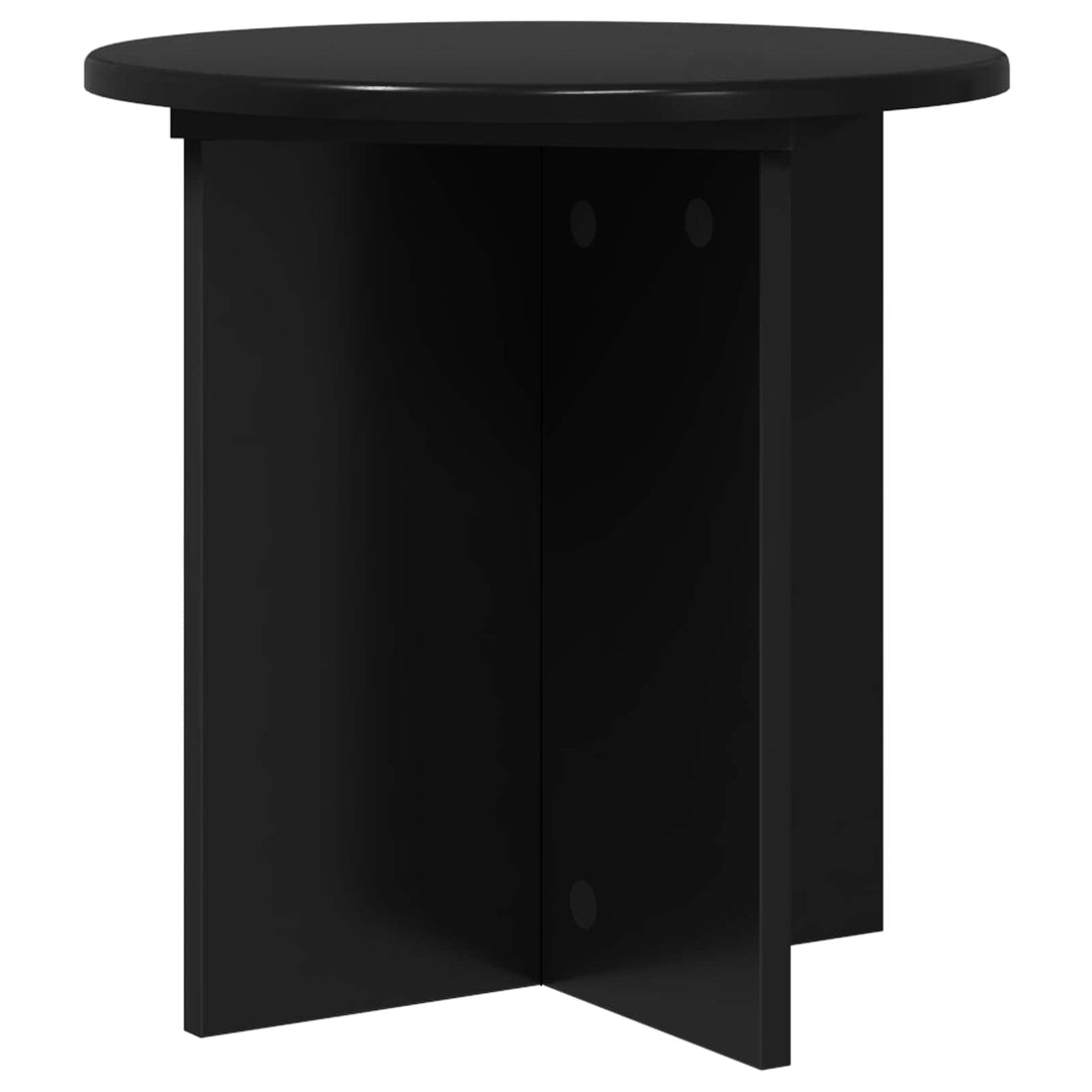 Planteholder 2 pcs Sort 40 x 40 x 40 cm Konstrueret træ