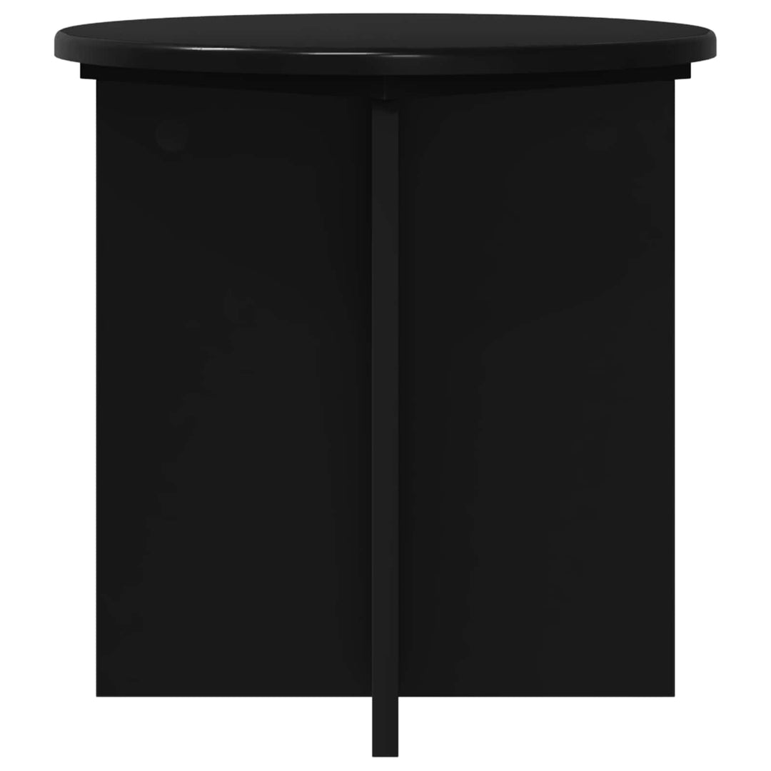 Planteholder 2 pcs Sort 40 x 40 x 40 cm Konstrueret træ