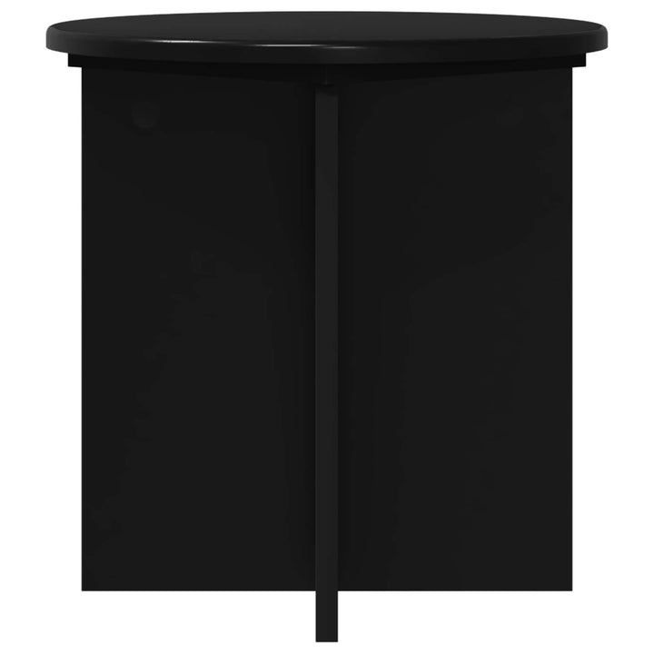 Planteholder 2 pcs Sort 40 x 40 x 40 cm Konstrueret træ