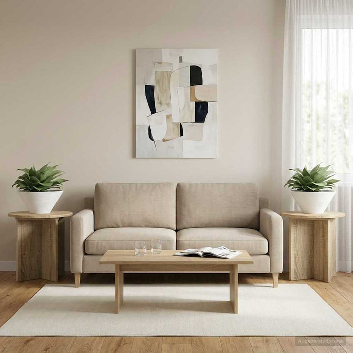 Planteholder 2 pcs Sonoma-eg 40 x 40 x 40 cm Konstrueret træ