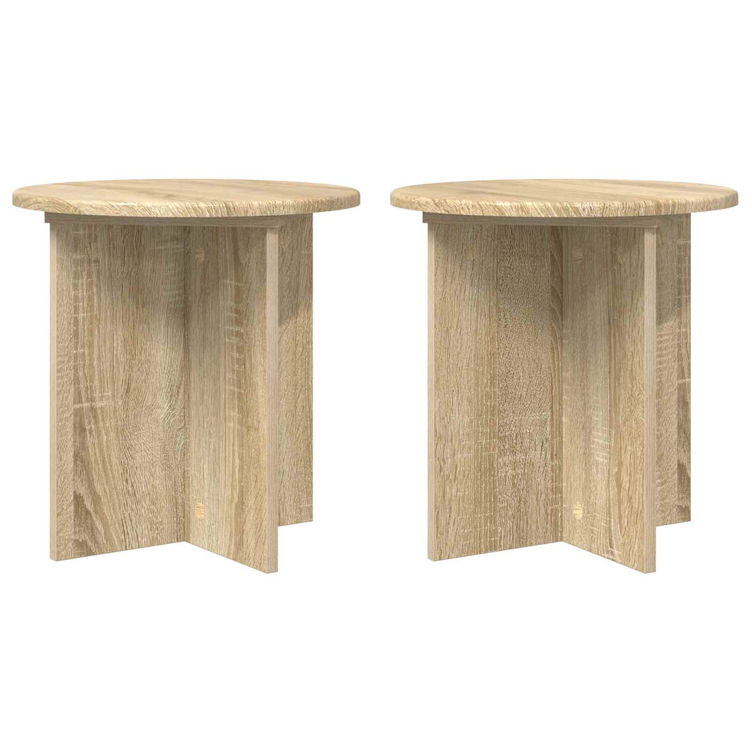 Planteholder 2 pcs Sonoma-eg 40 x 40 x 40 cm Konstrueret træ