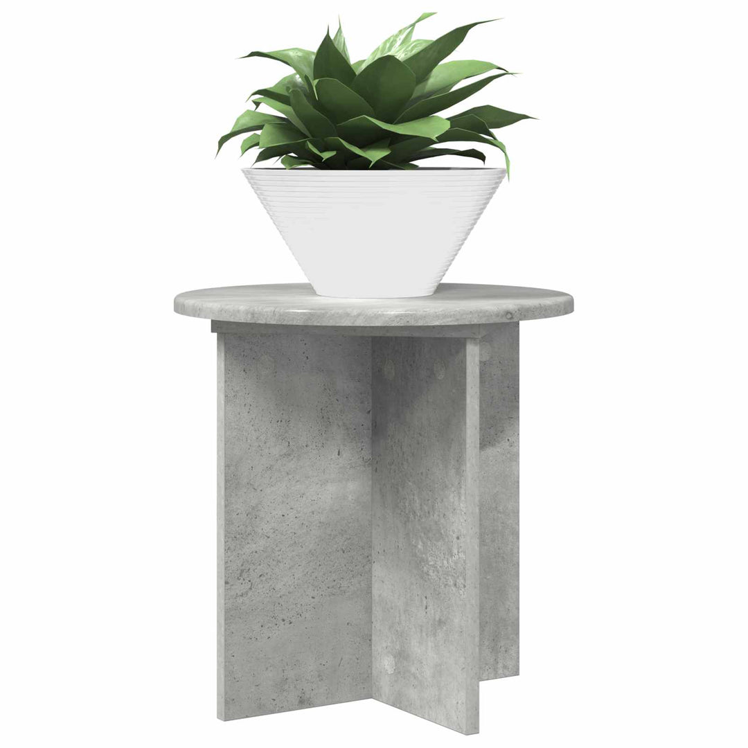 Planteholder 2 pcs Betongrå 40 x 40 x 40 cm Konstrueret træ