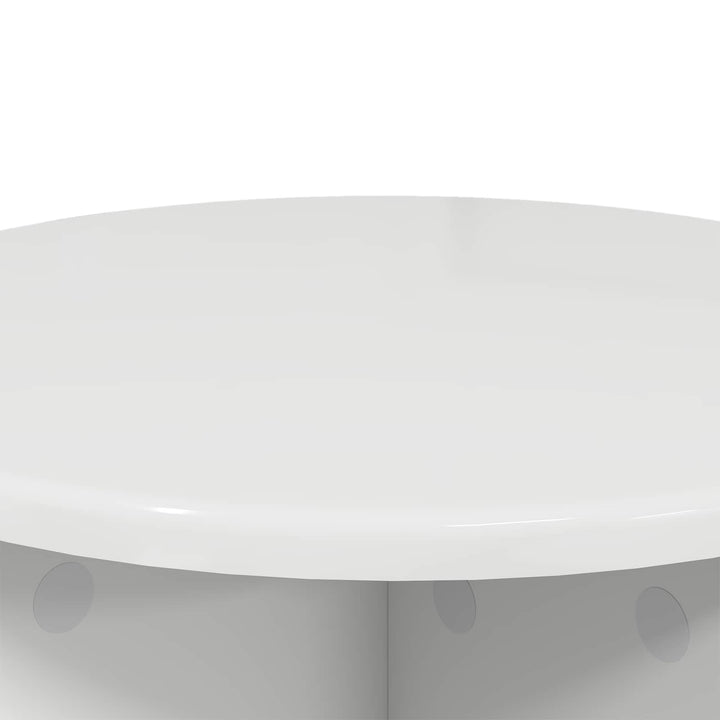 Planteholder 2 pcs Hvid højglans 40 x 40 x 40 cm