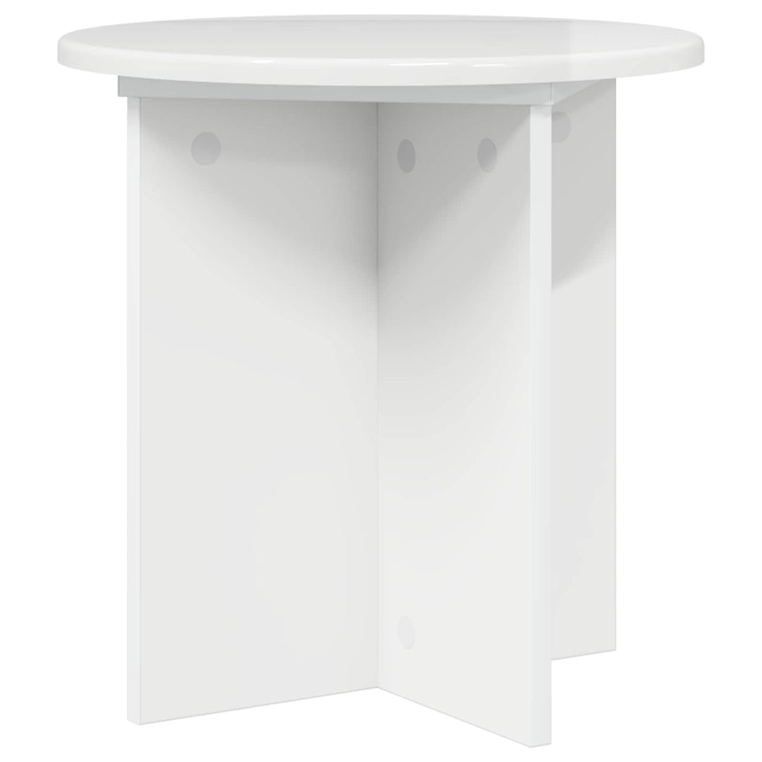 Planteholder 2 pcs Hvid højglans 40 x 40 x 40 cm