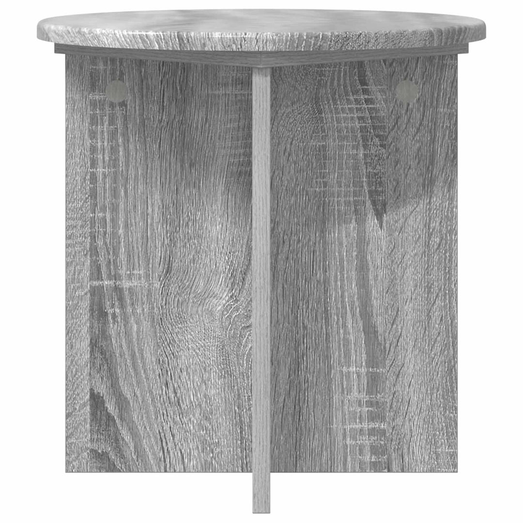 Planteholder 2 stk. Grå sonoma-eg 40 x 40 x 40 cm