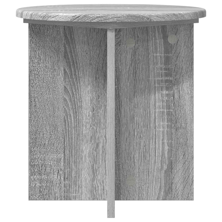 Planteholder 2 stk. Grå sonoma-eg 40 x 40 x 40 cm