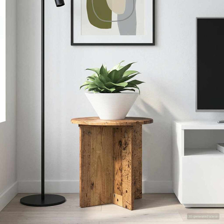 Planteholder 2 pcs Gammelt træ 40 x 40 x 40 cm Konstrueret træ