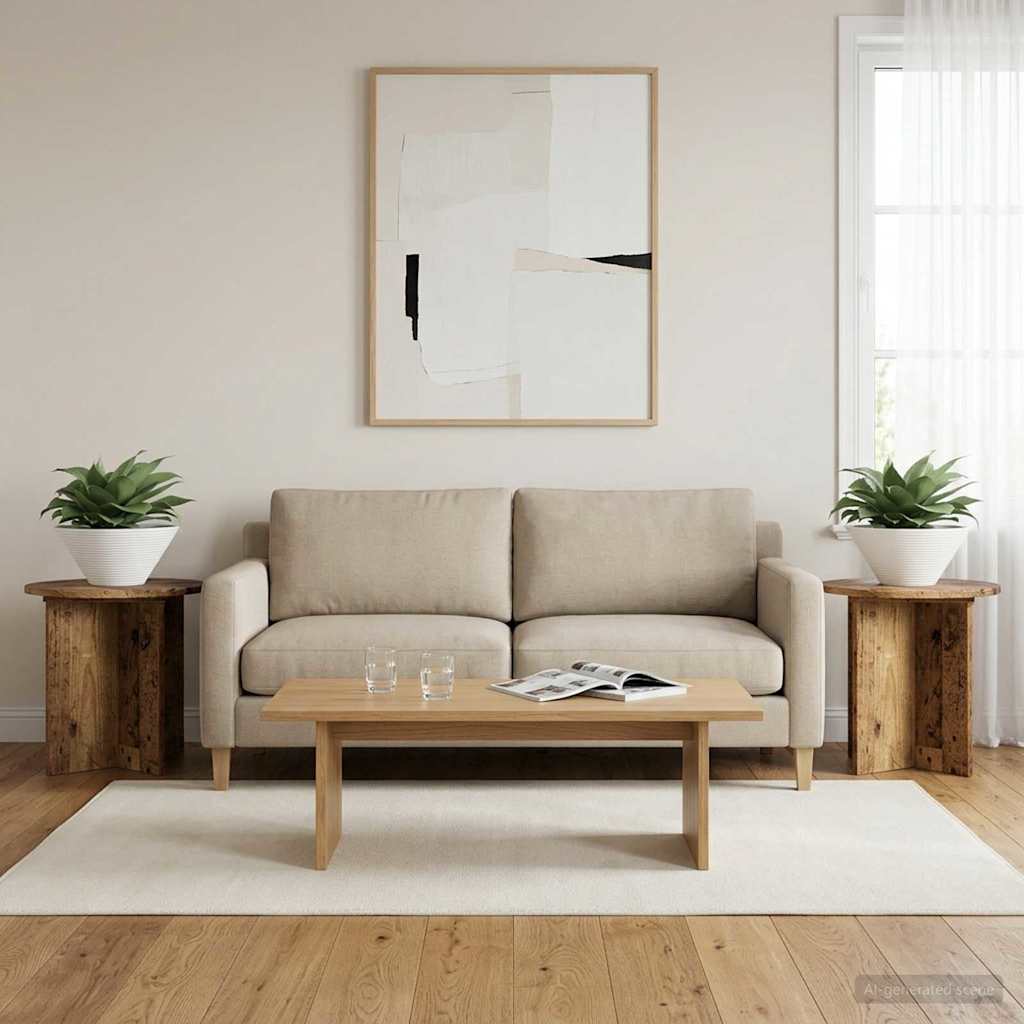 Planteholder 2 pcs Gammelt træ 40 x 40 x 40 cm Konstrueret træ