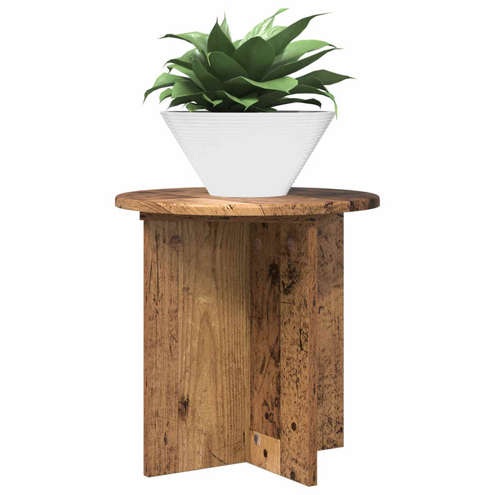 Planteholder 2 pcs Gammelt træ 40 x 40 x 40 cm Konstrueret træ