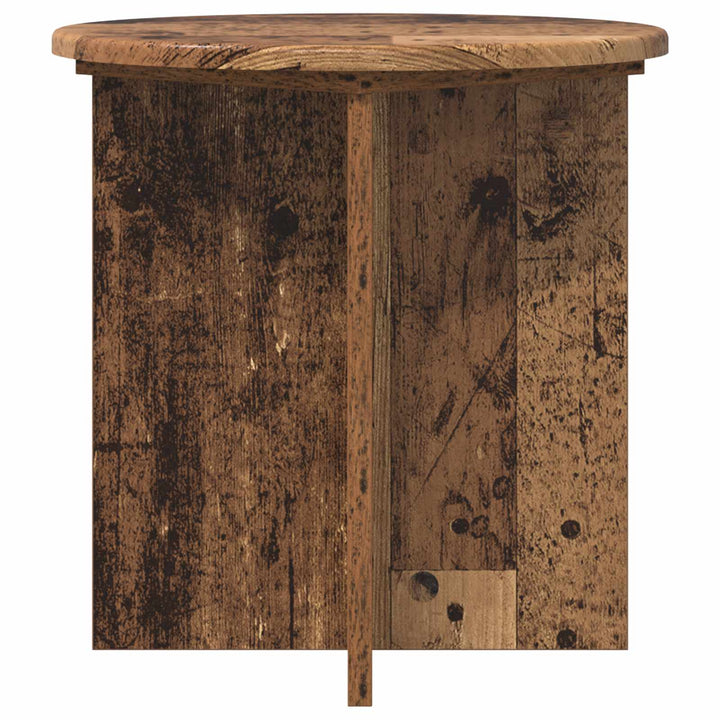 Planteholder 2 pcs Gammelt træ 40 x 40 x 40 cm Konstrueret træ