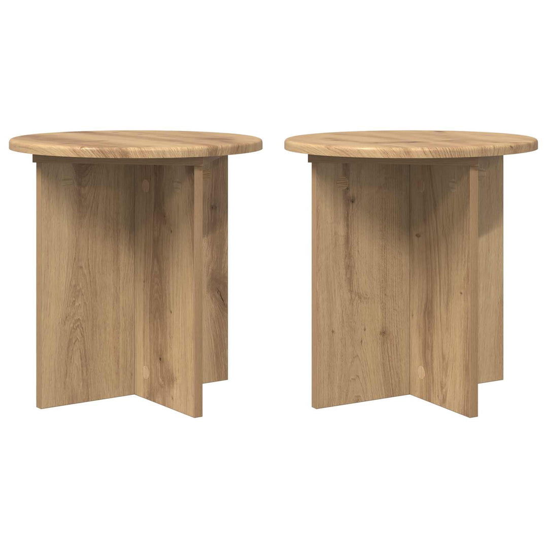 Planteholder 2 pcs Artisan-eg 40 x 40 x 40 cm Konstrueret træ