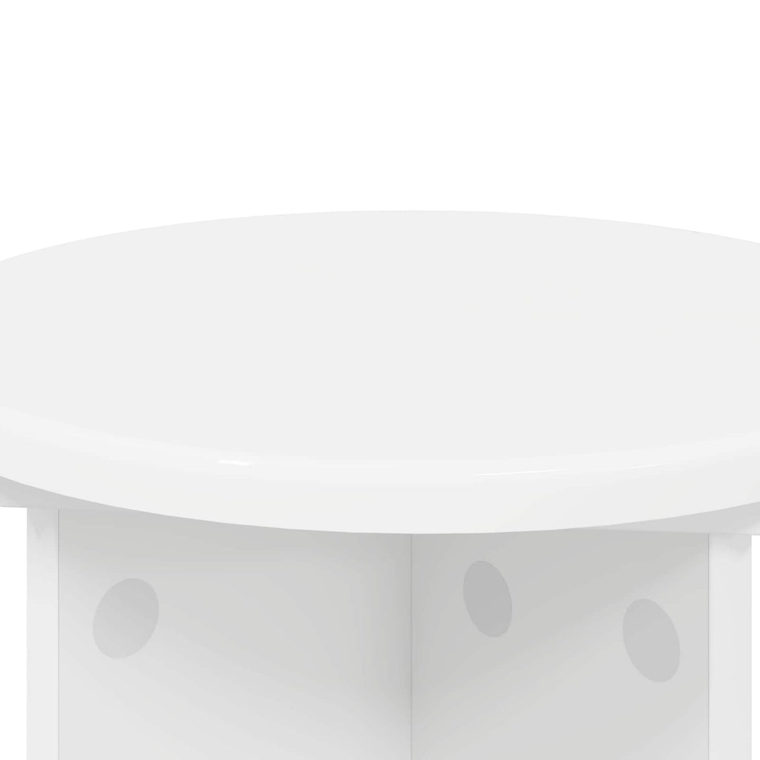 Planteholder 2 pcs Hvid Ø29,5 x 40 cm Konstrueret træ
