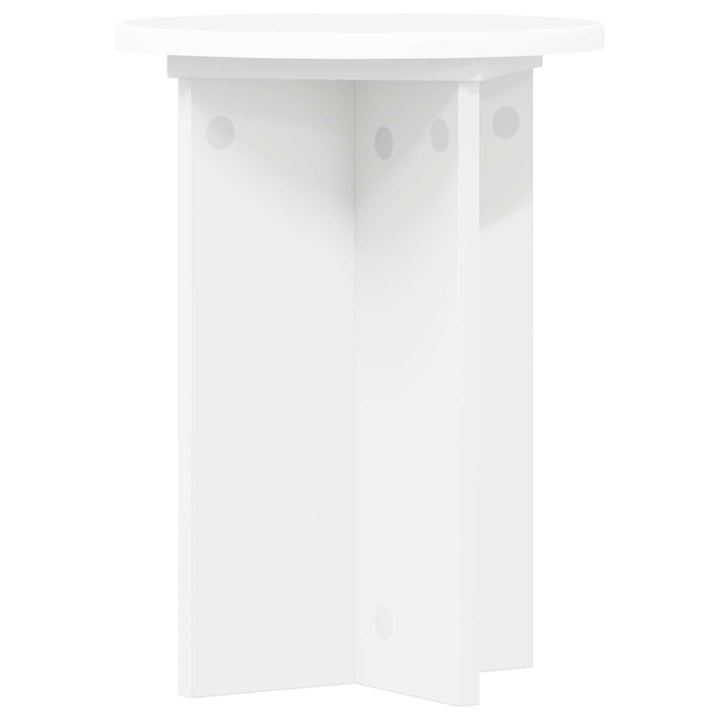 Planteholder 2 pcs Hvid Ø29,5 x 40 cm Konstrueret træ