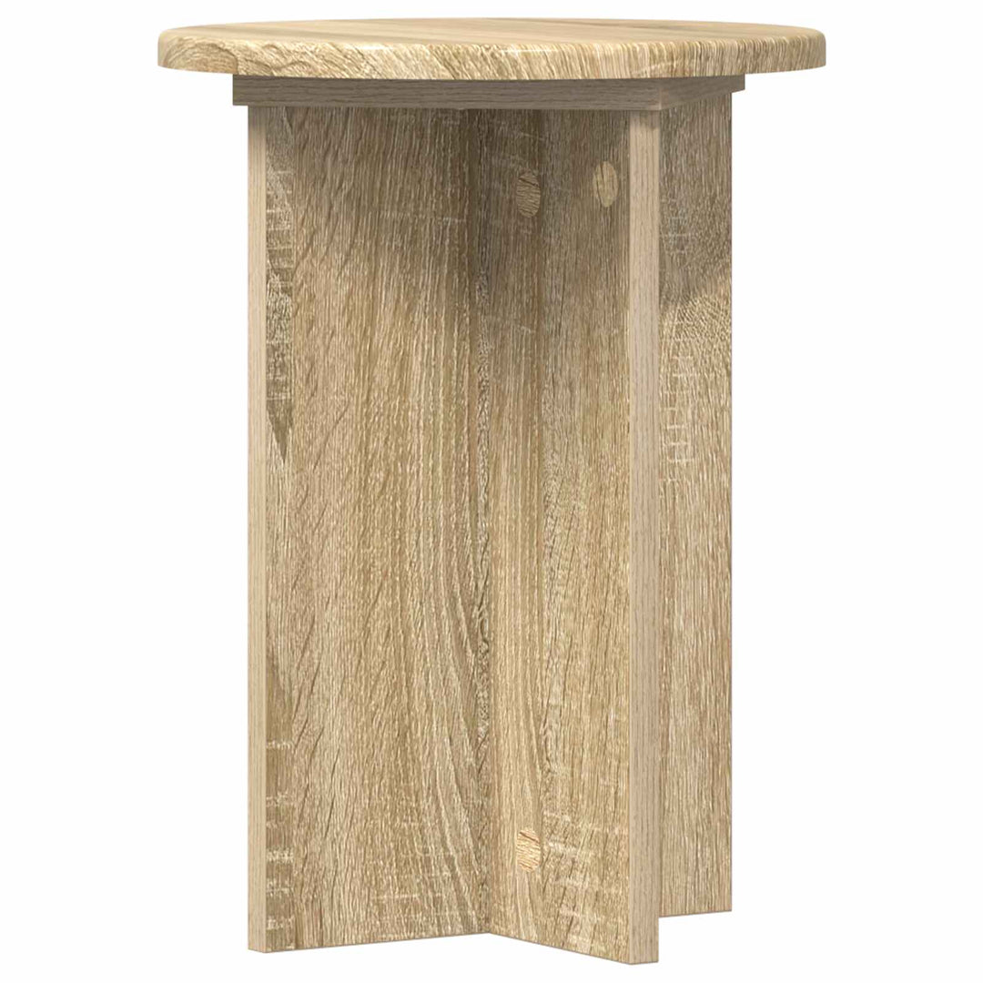 Planteholder 2 pcs Sonoma-eg Ø29,5 x 40 cm Konstrueret træ