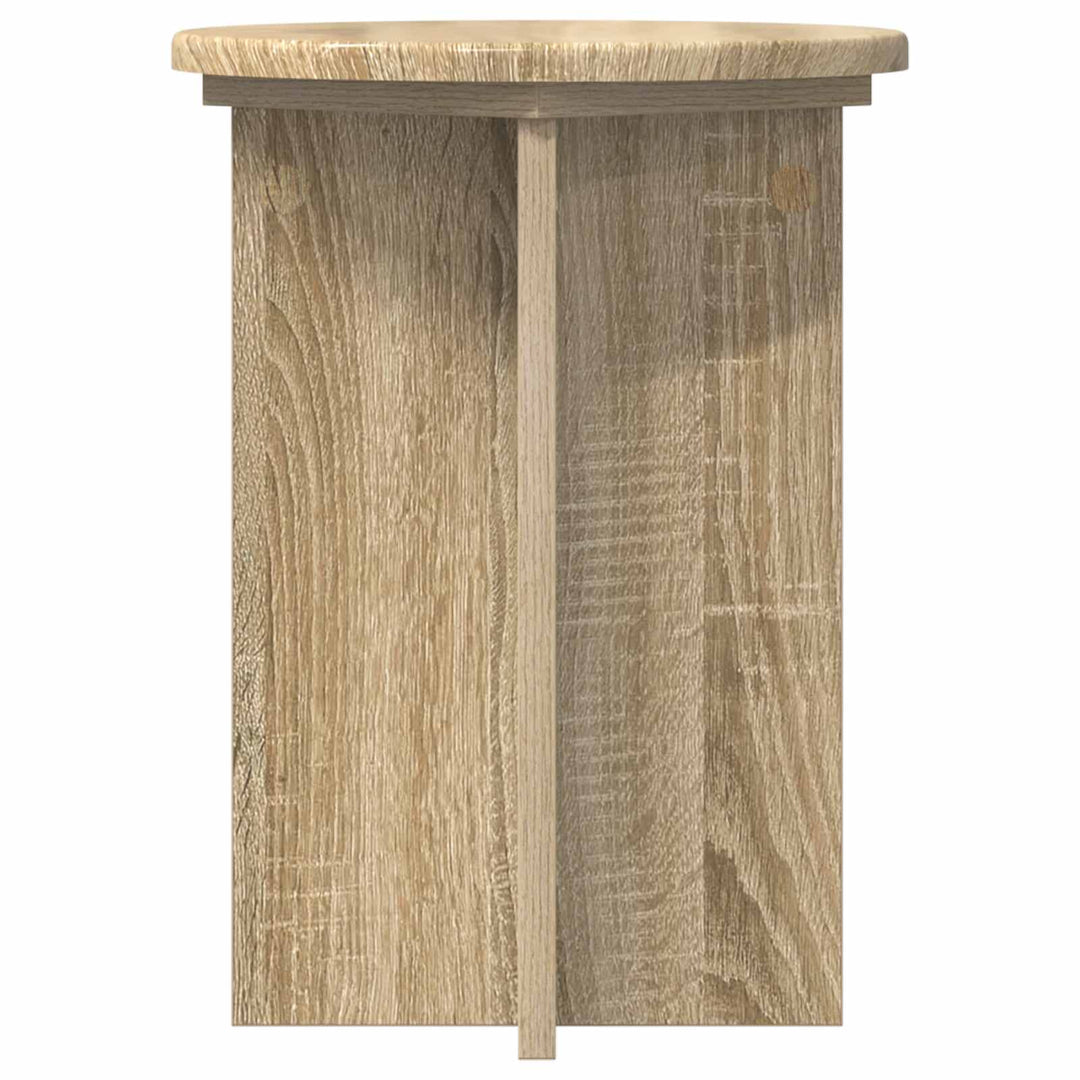 Planteholder 2 pcs Sonoma-eg Ø29,5 x 40 cm Konstrueret træ