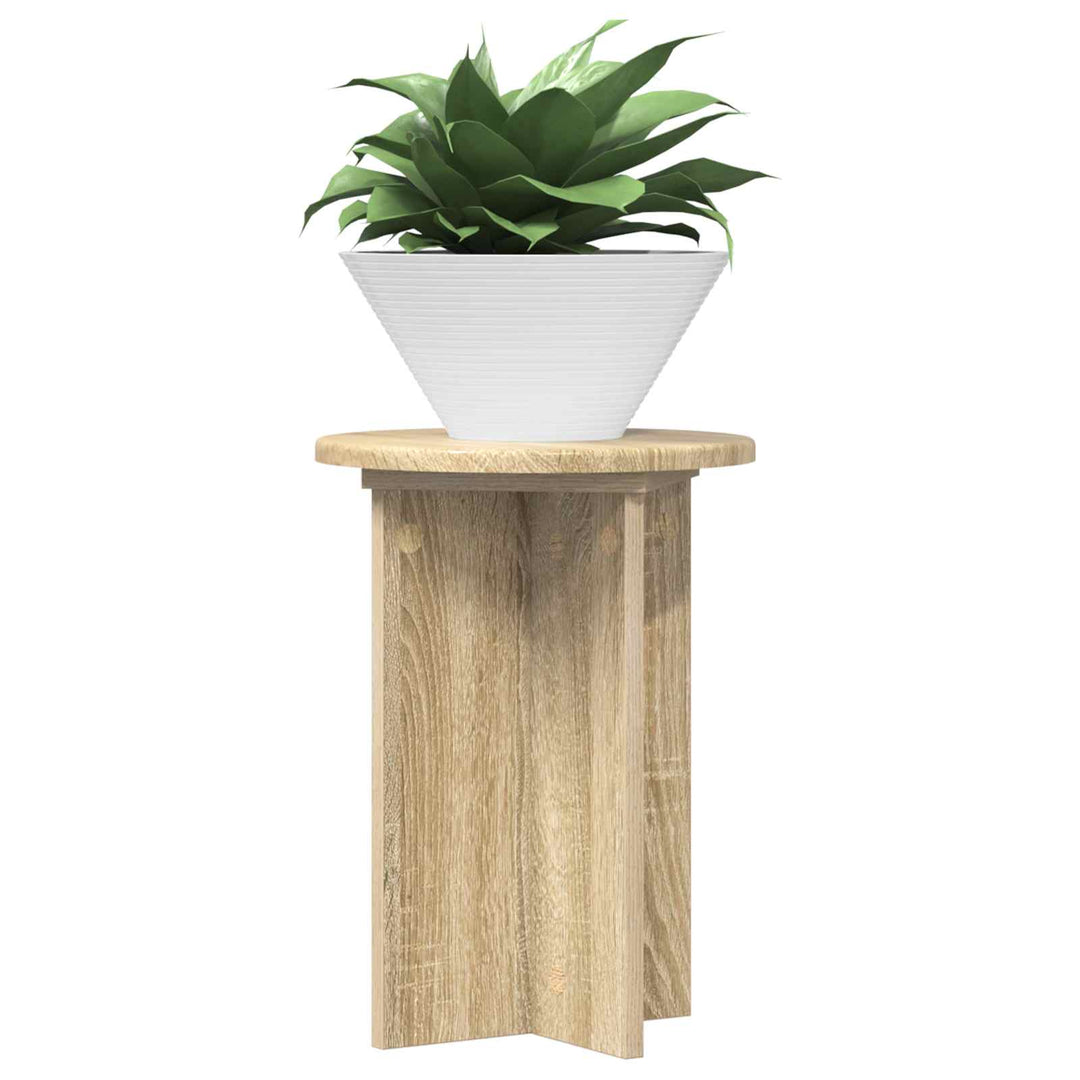 Planteholder 2 pcs Sonoma-eg Ø29,5 x 40 cm Konstrueret træ